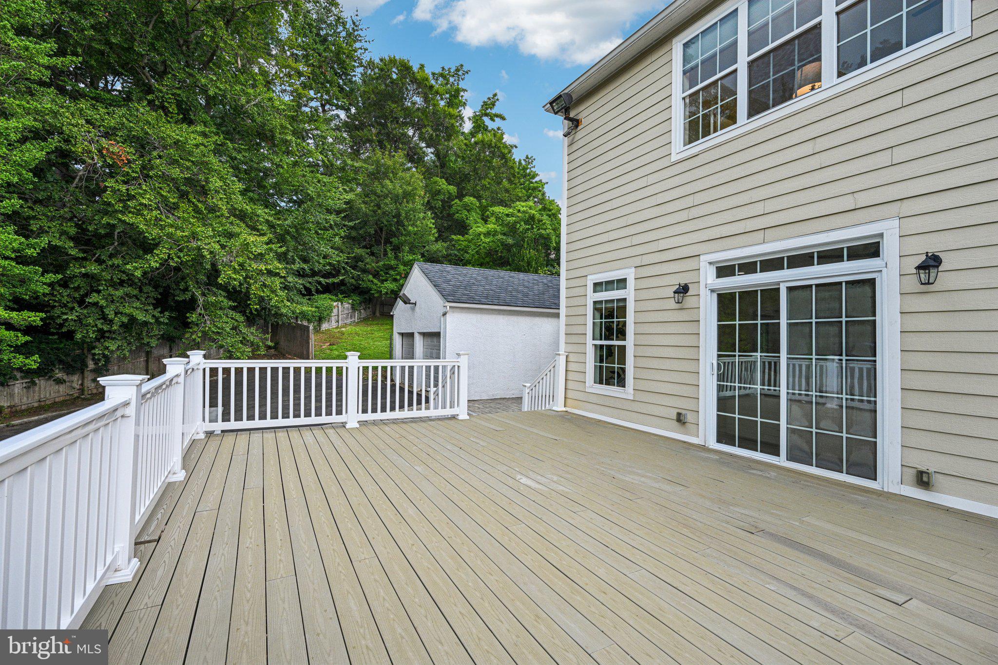 700 South Roberts Road Bryn Mawr, PA 19010 - Photo 30 of 42 a view of backyard with deck and deck