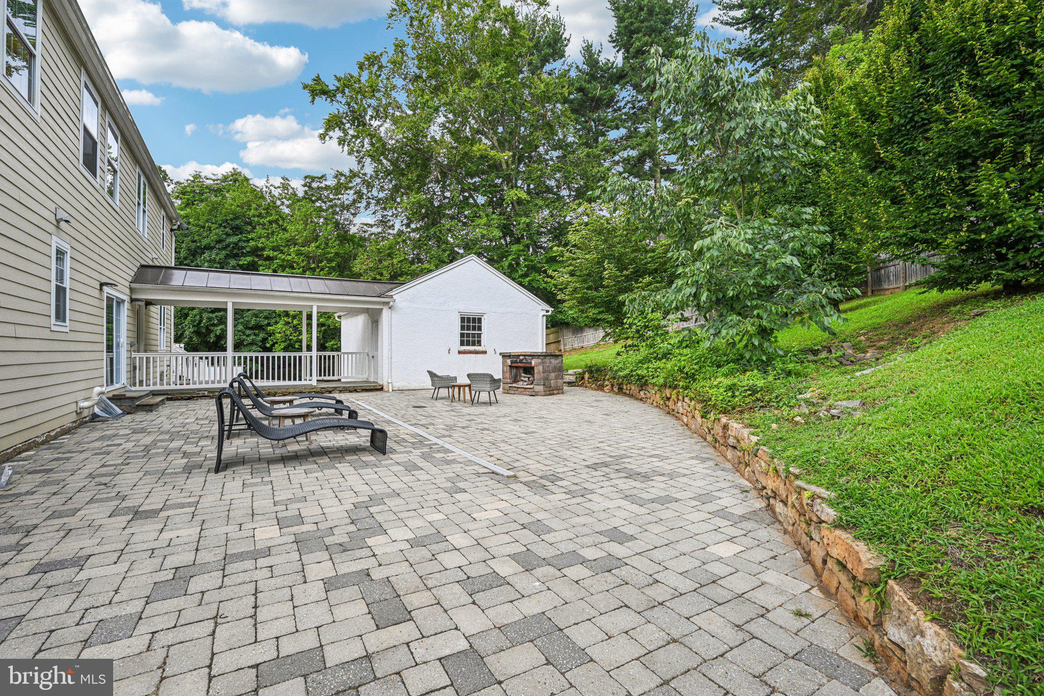 700 South Roberts Road Bryn Mawr, PA 19010 - Photo 32 of 42 a view of house with backyard and sitting area