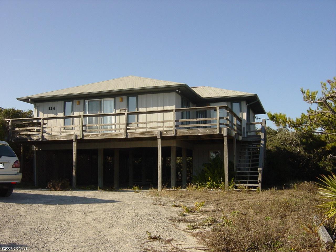 114 Hoffman Beach Road Atlantic Beach, NC 28512 - Photo 3 of 24 From bottom of driveway