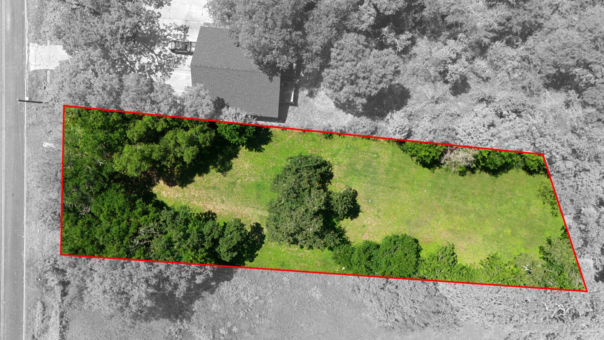 4211 Old Hearne Road Bryan, TX 77803 - Photo 17 of 19 a view of a garden with a pathway