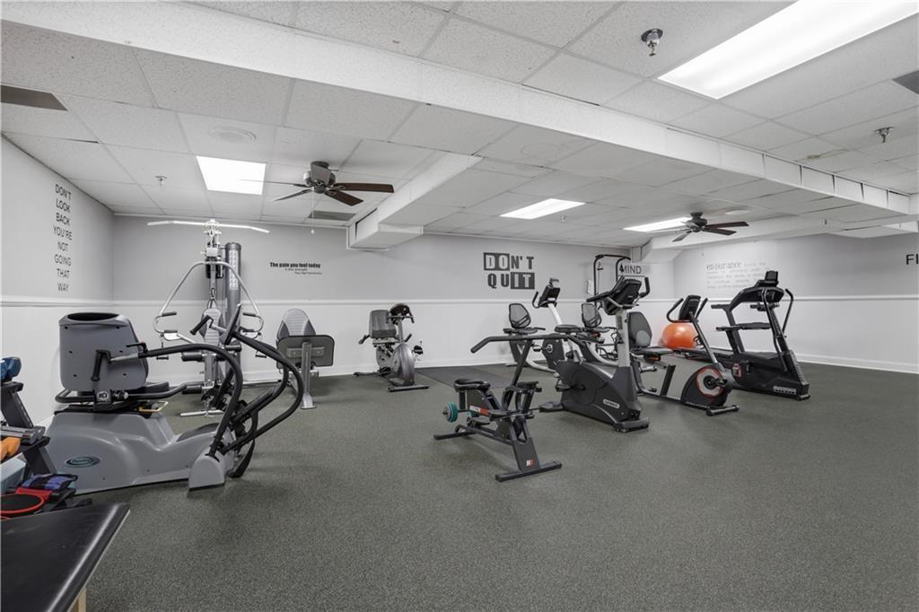 300 Johnson Ferry Road, Unit B902 Atlanta, GA 30328 - Photo 26 of 37 a view of a room with gym equipment