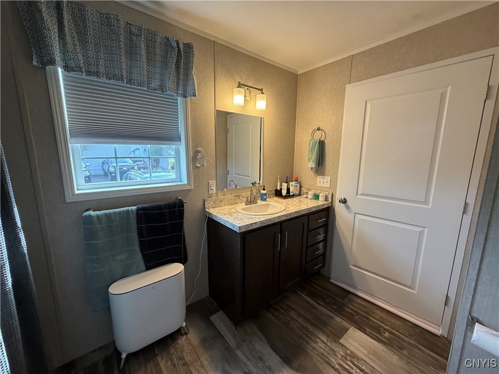 5600 # 69 Shute Road La Fayette, NY 13084 - Photo 26 of 40 The dark wood theme continues