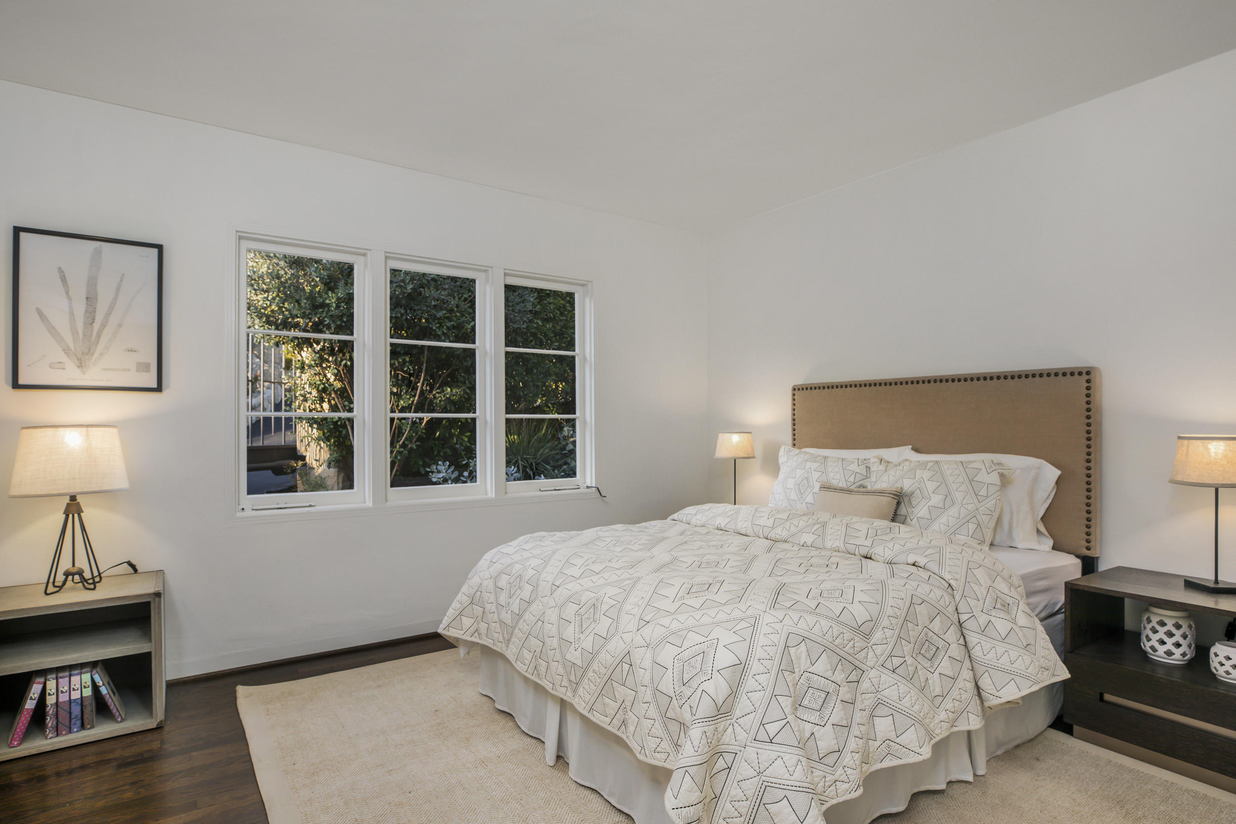 925 Jimeno Road Santa Barbara, CA 93103 - Photo 12 of 26 a bedroom with a bed and window