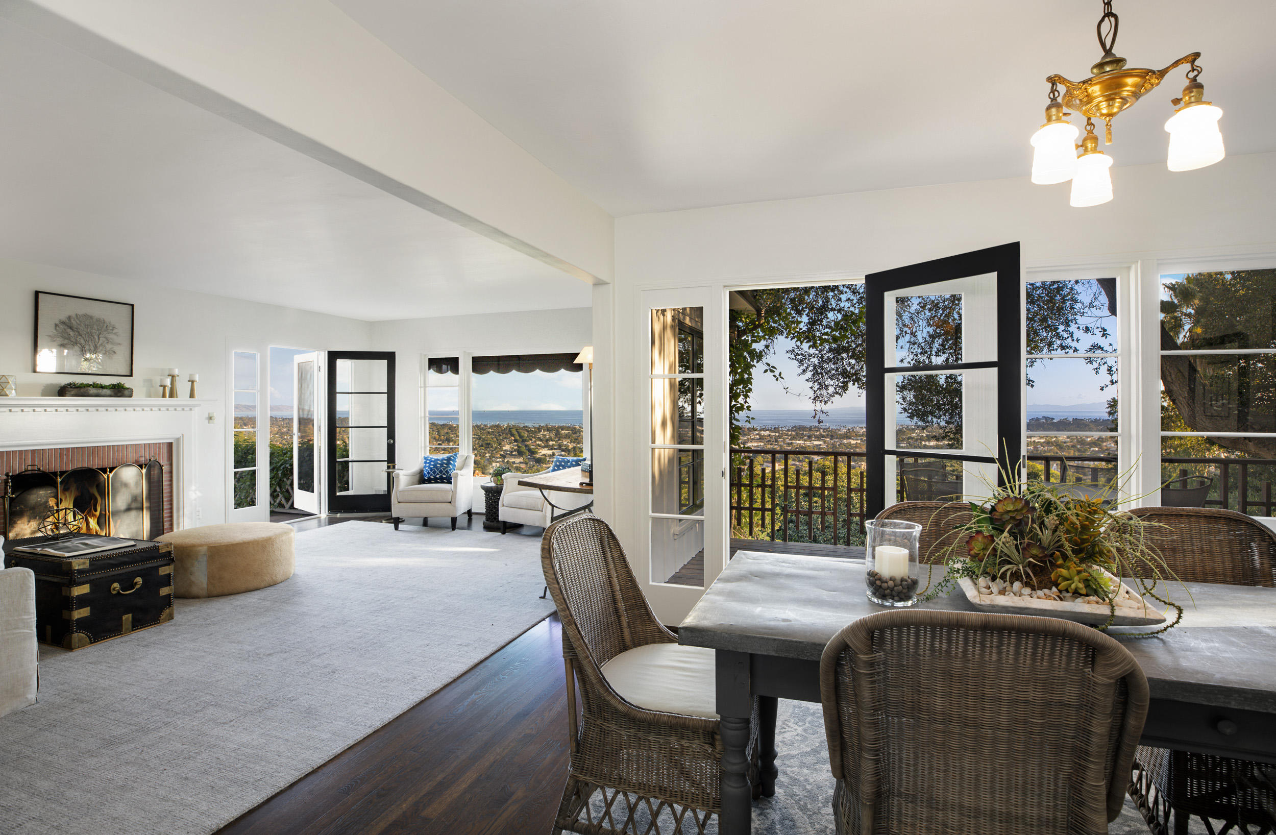 925 Jimeno Road Santa Barbara, CA 93103 - Photo 4 of 26 a view of a dining room with furniture window and outside view