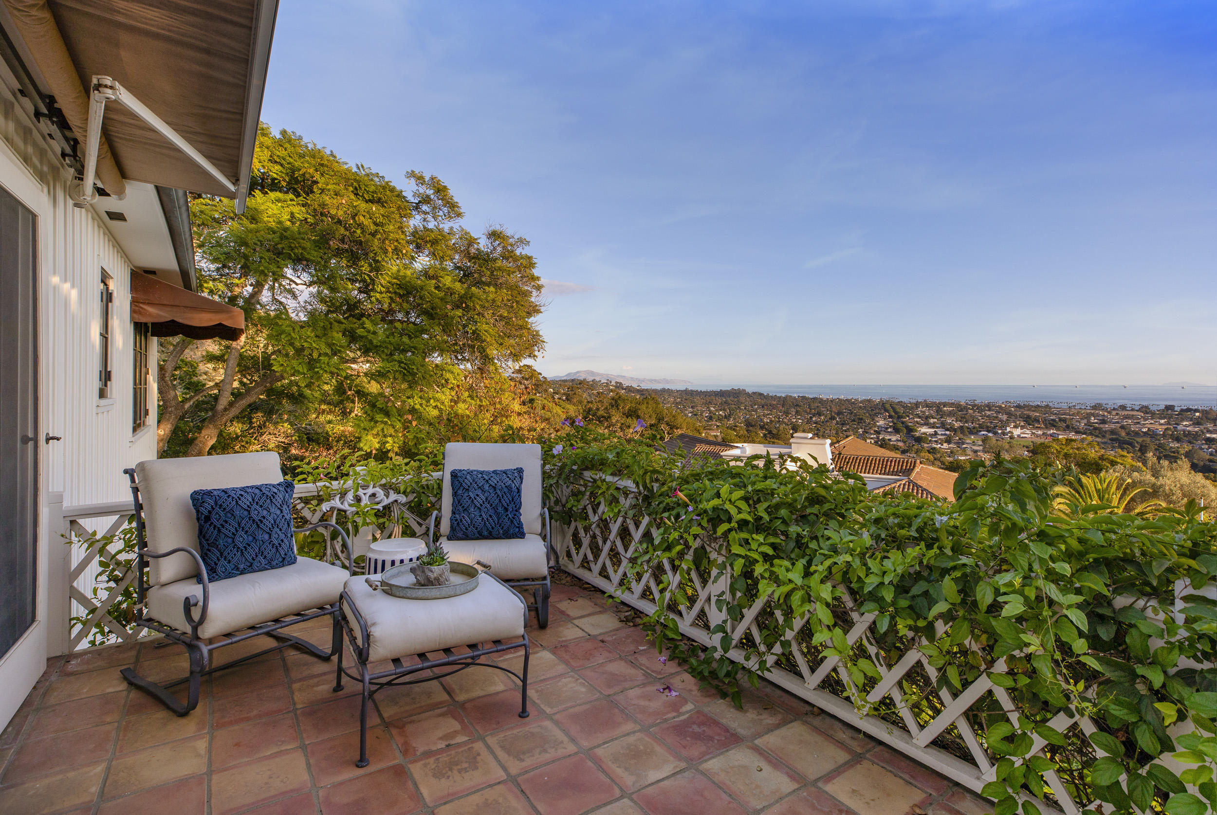 925 Jimeno Road Santa Barbara, CA 93103 - Photo 10 of 26 a balcony with outdoor seating and plants