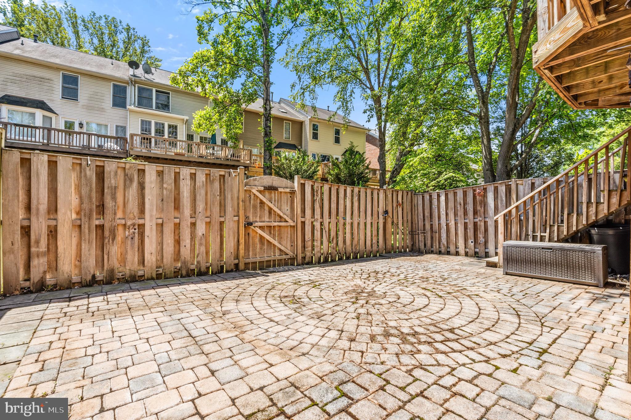6518 Milva Lane Springfield, VA 22150 - Photo 49 of 55 Spacious patio for low-maintenance outdoor living