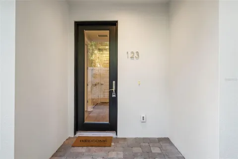 a view of front door