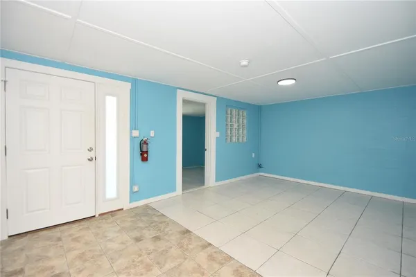 a view of an empty room