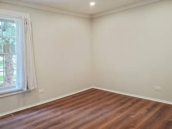 wooden floor in an empty room