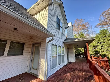 a view of a house with a porch