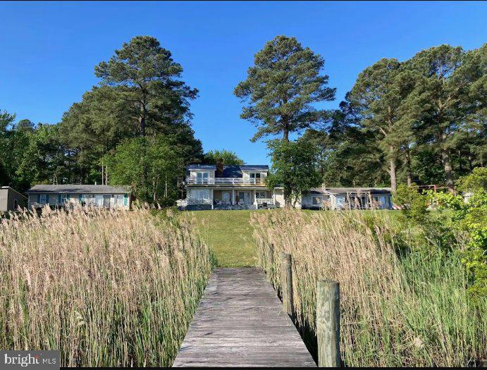 743 North Glebe Road Montross, VA 22520 - Photo 1 of 24 Rear view of the house from private dock.