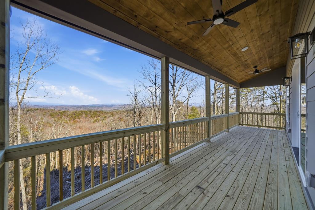 1176 Jewel Court Northeast Ranger, GA 30734 - Photo 32 of 57 a view of balcony with wooden floor