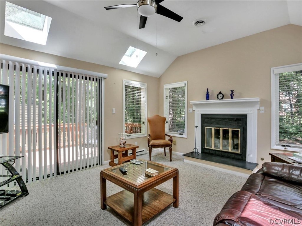 2903 Cove Ridge Circle Midlothian, VA 23112 - Photo 10 of 25 Sunroom, gas fireplace, vailted ceiling