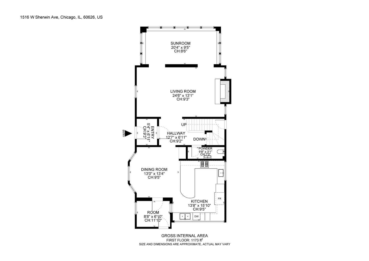 1516 West Sherwin Avenue Chicago, IL 60626 - Photo 20 of 45 a picture of a room