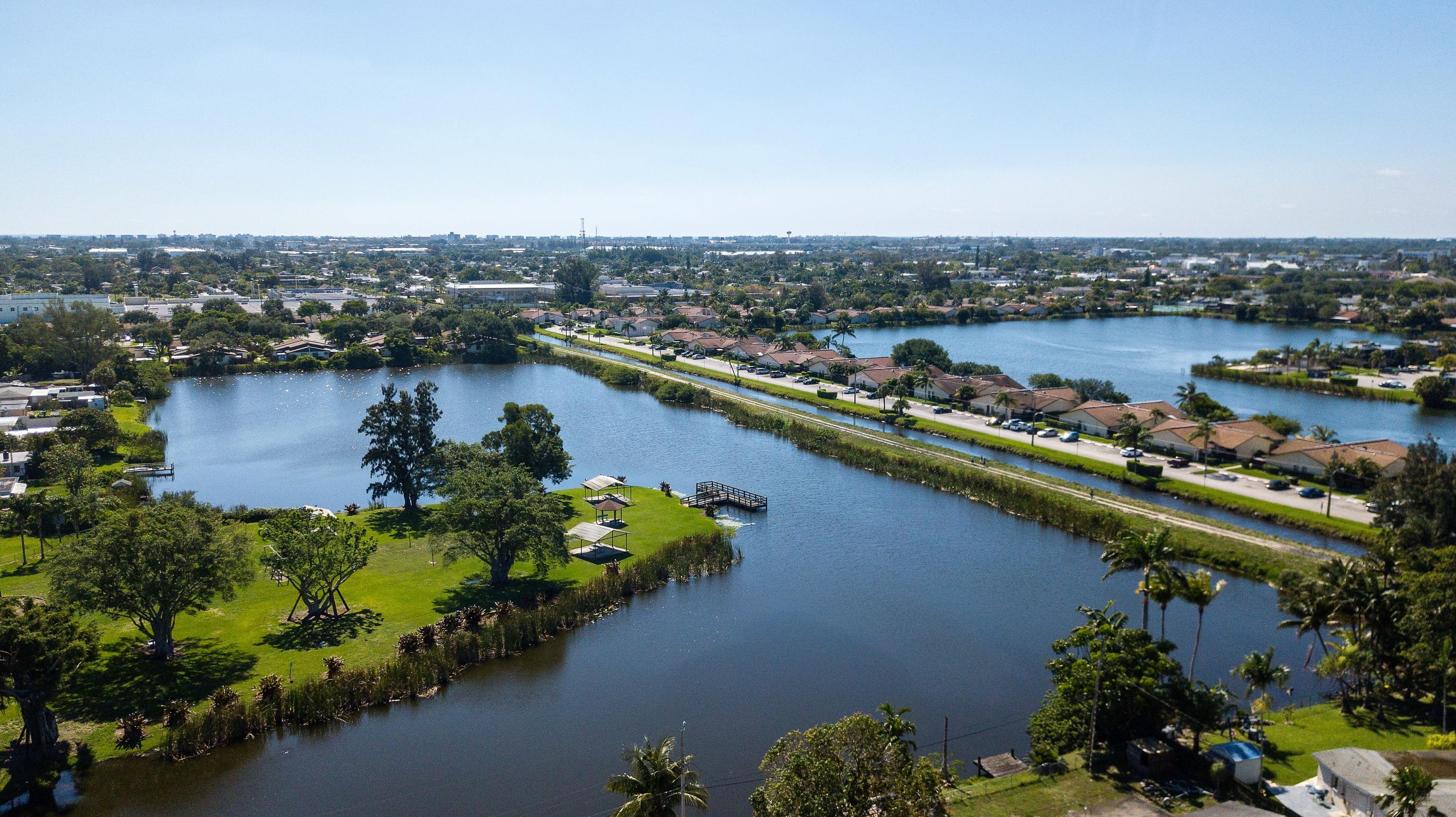 46 Andros Road Palm Springs, FL 33461 - Photo 2 of 25 Aerial view of Sago Palm Park