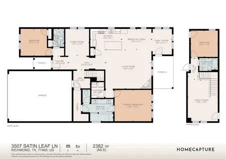 $349,000 | 3507 Satin Leaf Lane, Richmond, TX 77469