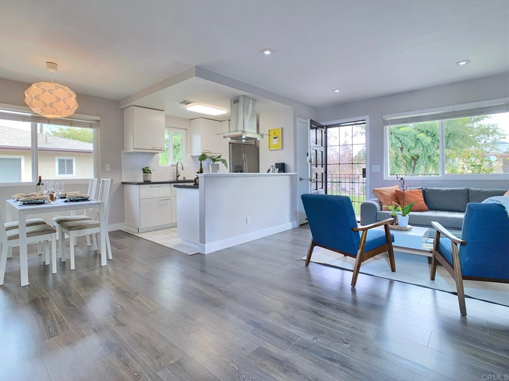 8833 Mission Greens Road, Unit 4 Santee, CA 92071 - Photo 1 of 1 a view of a dining room with furniture window and outside view