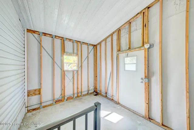 a view of an entryway with staircase