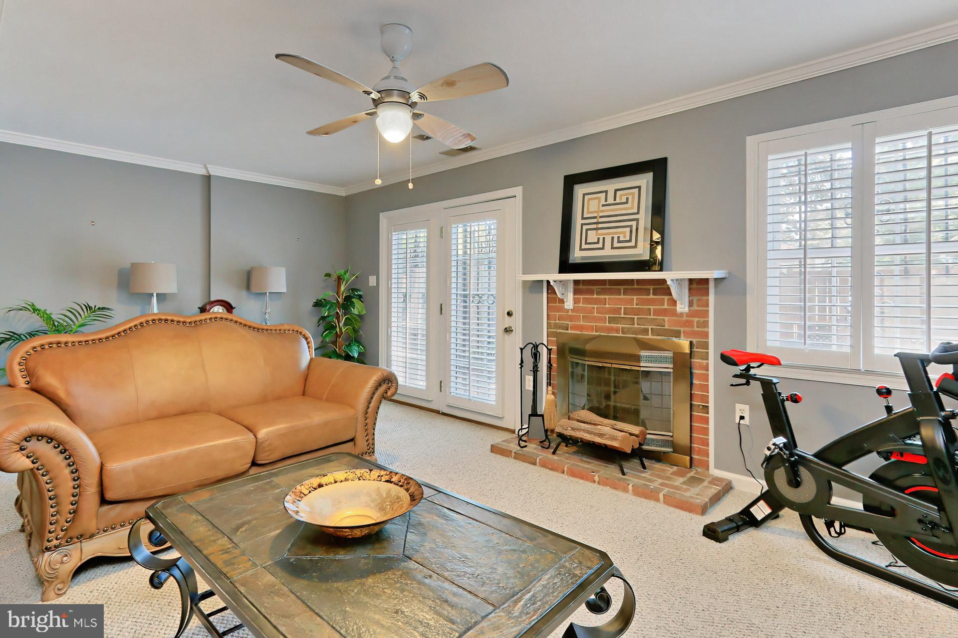 8134 Sleepy View Lane Springfield, VA 22153 - Photo 22 of 28 Rec room with wood burning fireplace