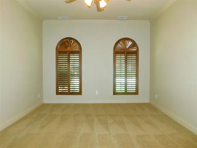 a view of a window in a room
