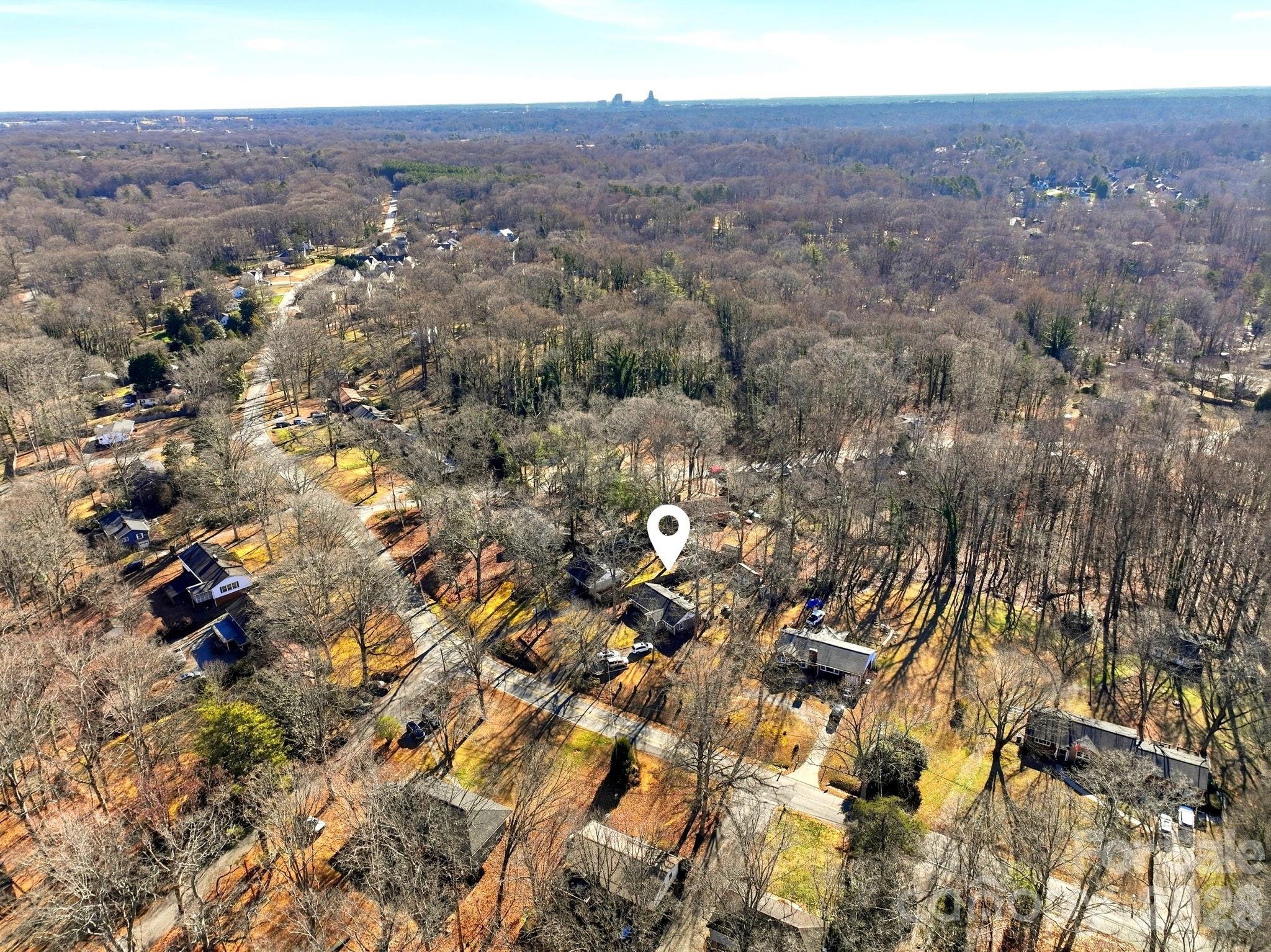920 Ransom Road Winston-Salem, NC 27106 - Photo 35 of 35 an aerial view of house with yard and mountain view in back