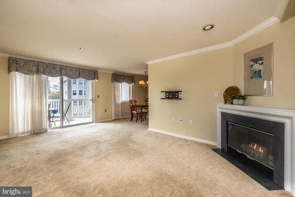 a view of a livingroom with a fireplace