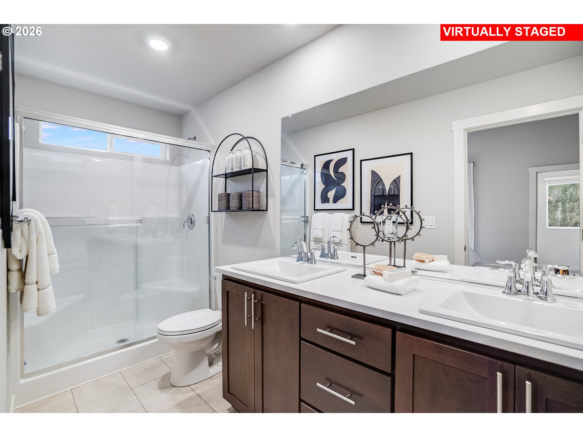 16648 Southwest Darling Lane Tigard, OR 97224 - Photo 17 of 22 a bathroom with a sink a toilet and shower