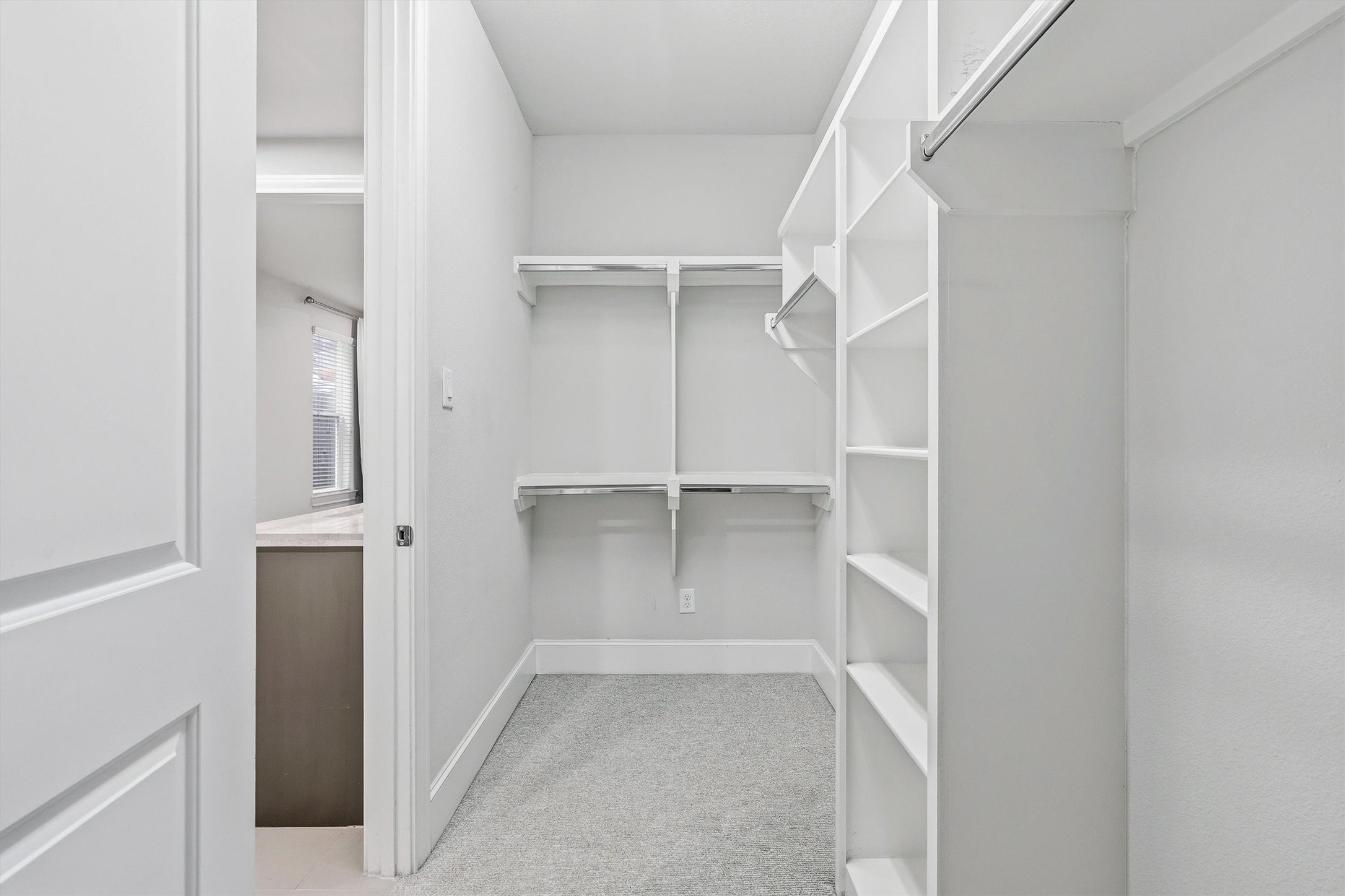 9614 Riddlewood Lane Houston, TX 77025 - Photo 12 of 23 a view of an empty walk in closet