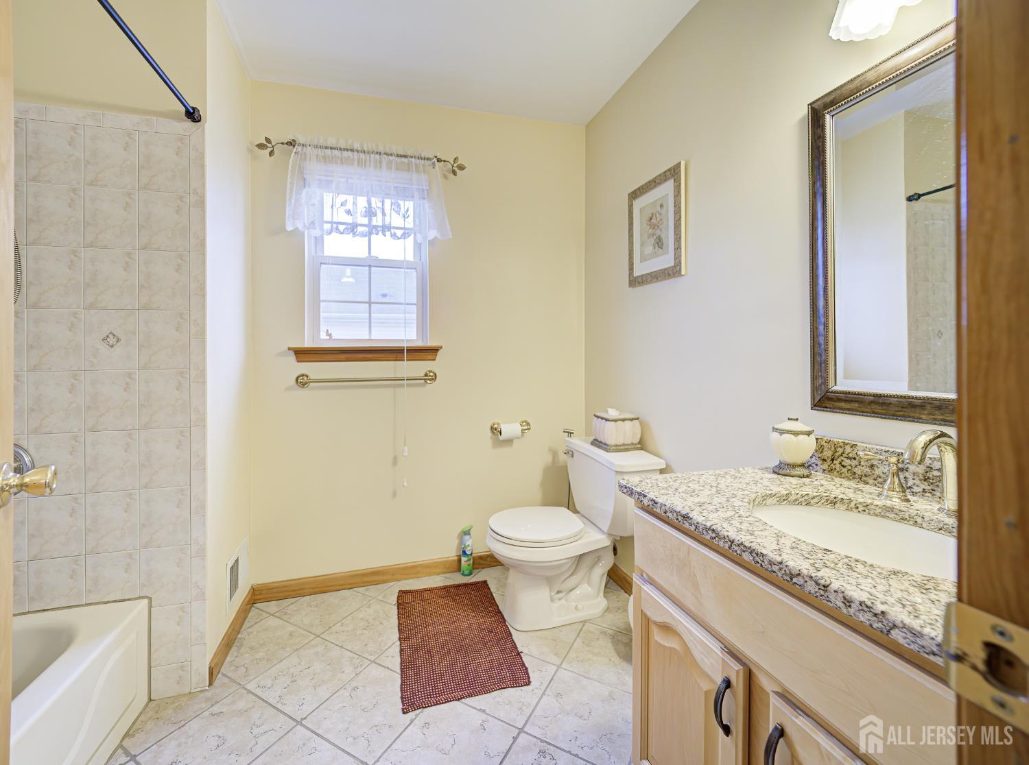 357 George Street South Amboy, NJ 08879 - Photo 25 of 36 a bathroom with a granite countertop sink toilet and shower