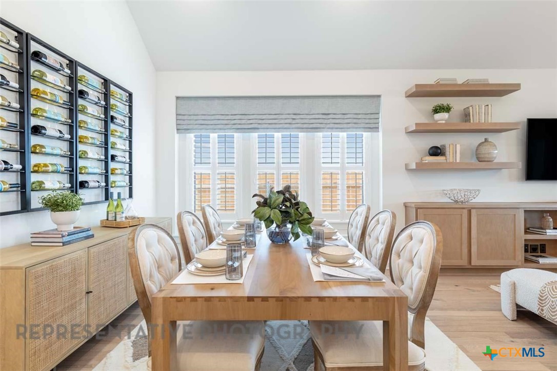 508 High Summit Drive Georgetown, TX 78628 - Photo 32 of 39 a view of a dining room with furniture window and outside view
