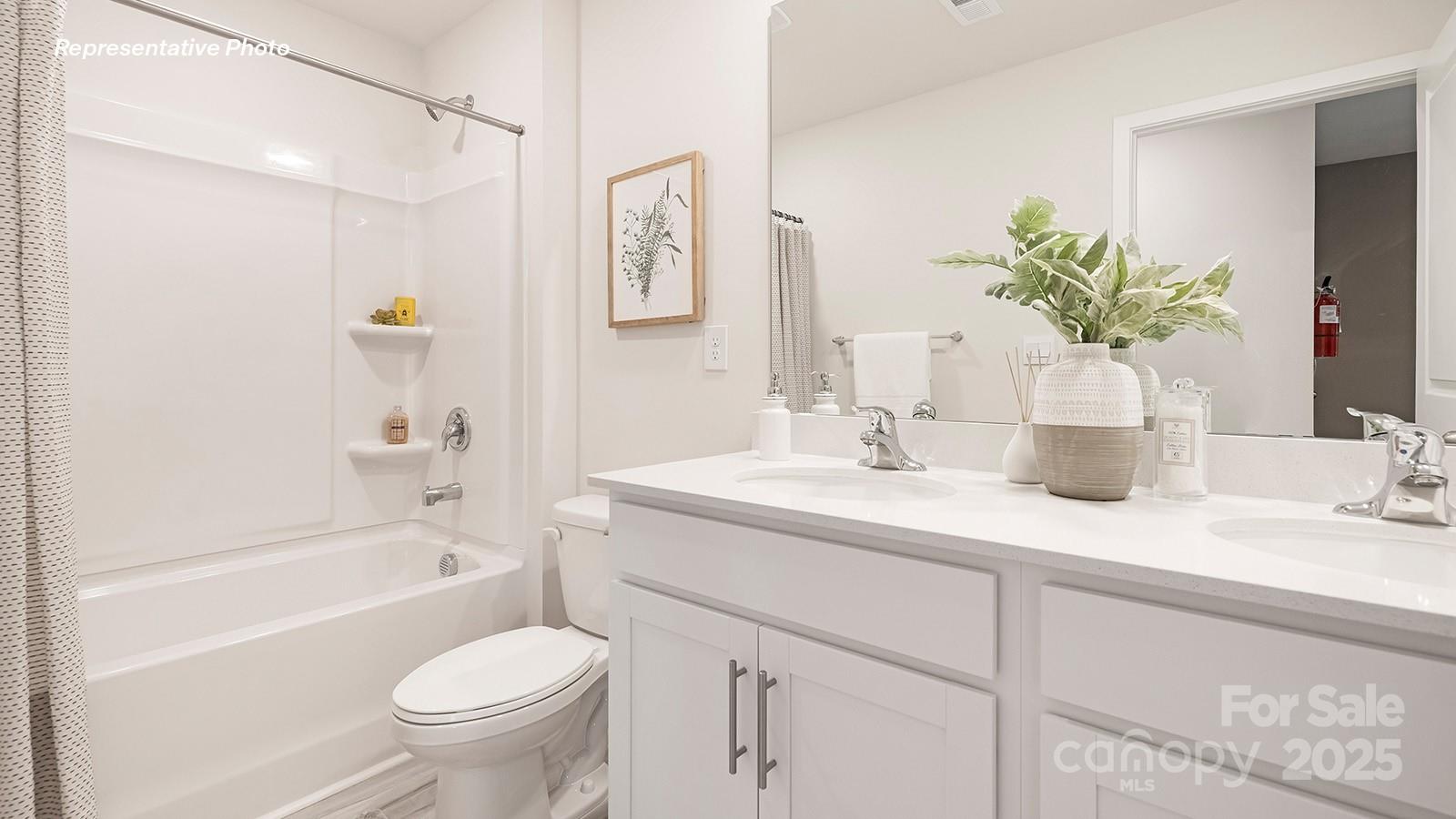 1049 Horizon Lane Chester, SC 29706 - Photo 24 of 28 a bathroom with a sink a toilet and shower