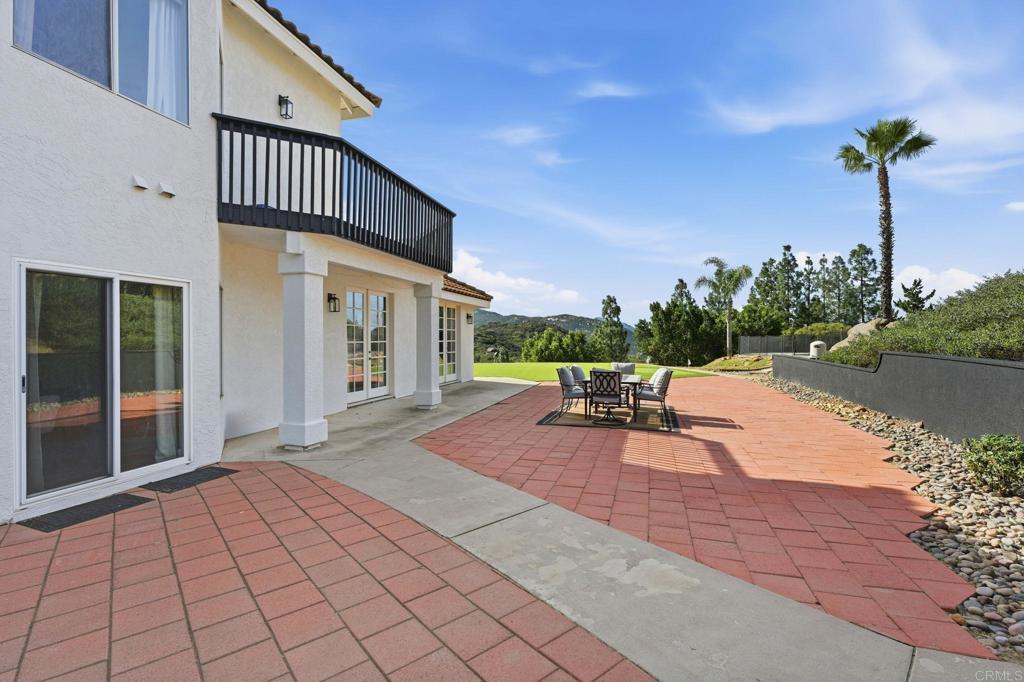 2852 Conestoga Court Alpine, CA 91901 - Photo 50 of 65 a view of a patio with a table and chairs