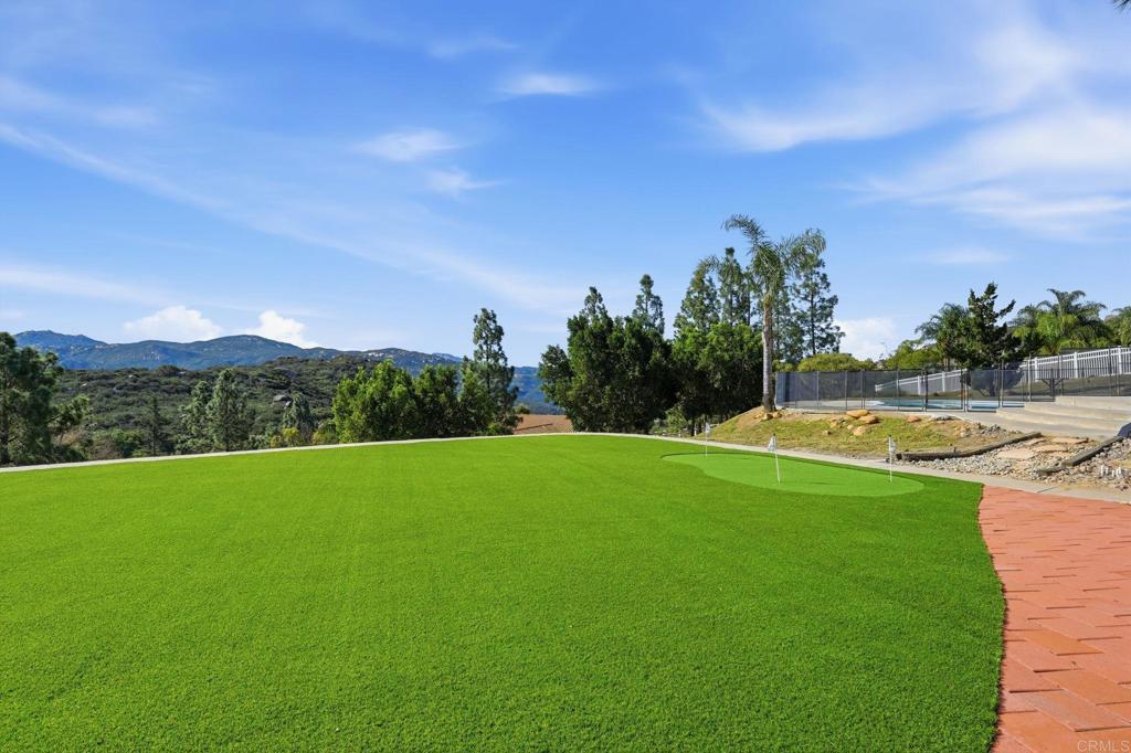 2852 Conestoga Court Alpine, CA 91901 - Photo 58 of 65 a view of yard with swimming pool and green space