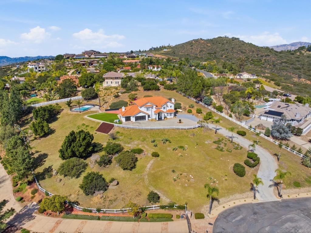 2852 Conestoga Court Alpine, CA 91901 - Photo 64 of 65 an aerial view of residential houses with outdoor space