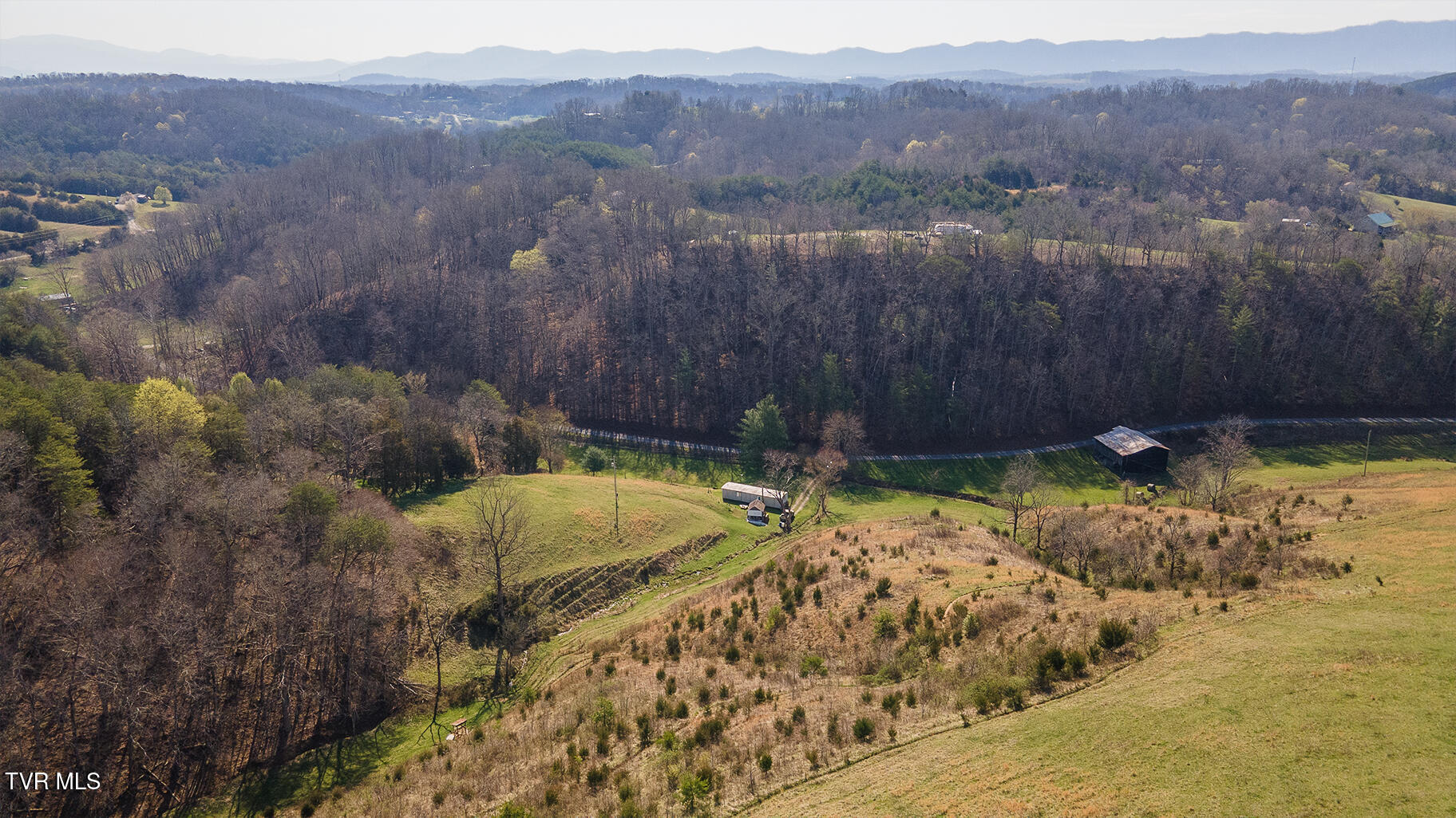 49.60 Looney Road Parrottsville, TN 37843 - Photo 11 of 56 Darbi-N-2555-Looney-Drive-Aerial_0345