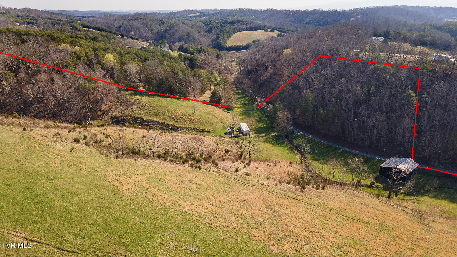 49.60 Looney Road Parrottsville, TN 37843 - Photo 22 of 56 Darbi-N-2555-Looney-Drive-Aerial_0322