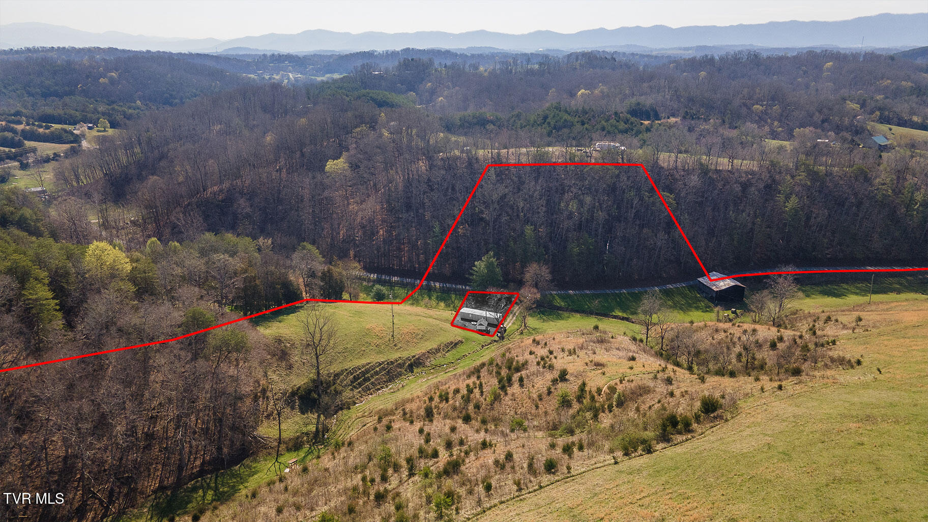 49.60 Looney Road Parrottsville, TN 37843 - Photo 39 of 56 Darbi-N-2555-Looney-Drive-Aerial_0345b