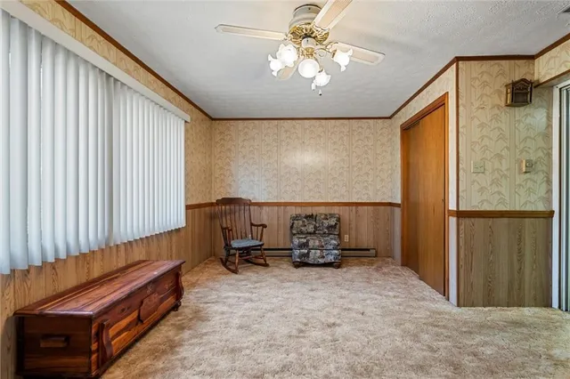 a very nice looking room with a large window