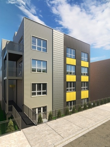 a front view of a building