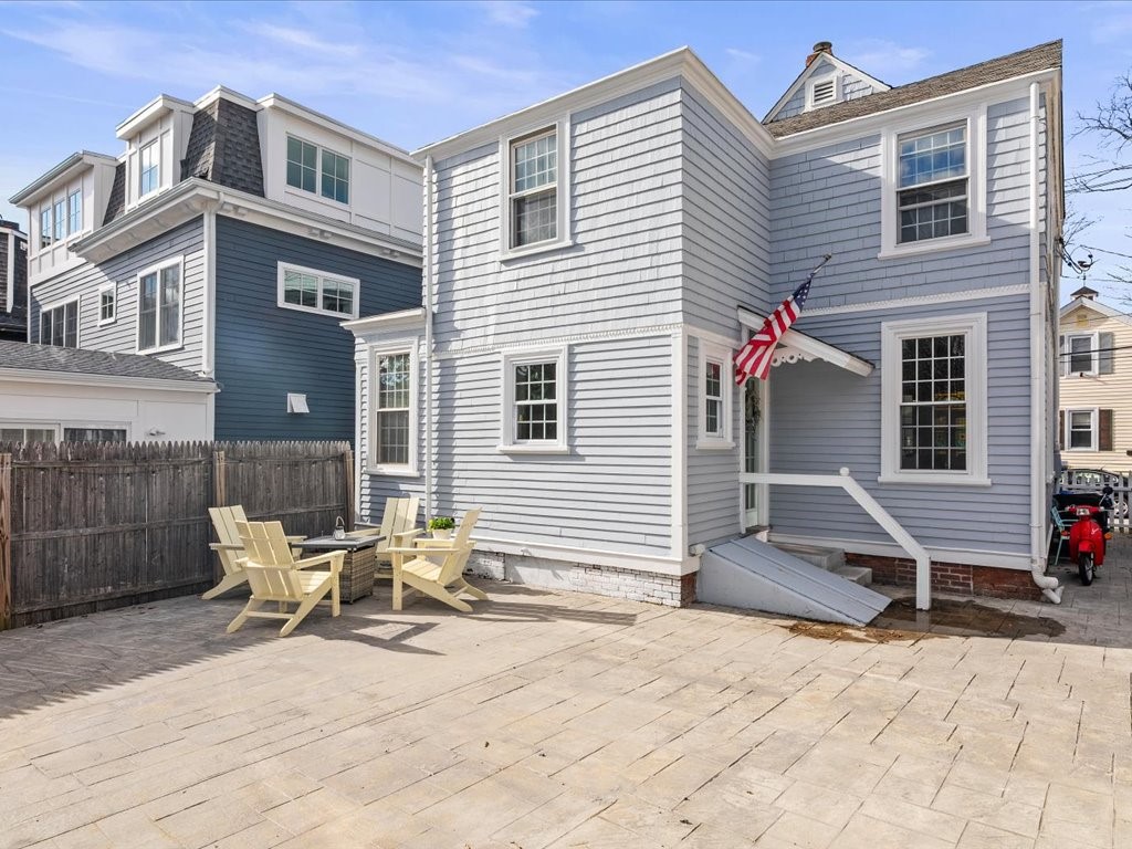 43 Howard Street Newport, RI 02840 - Photo 5 of 29 Back patio and parking area