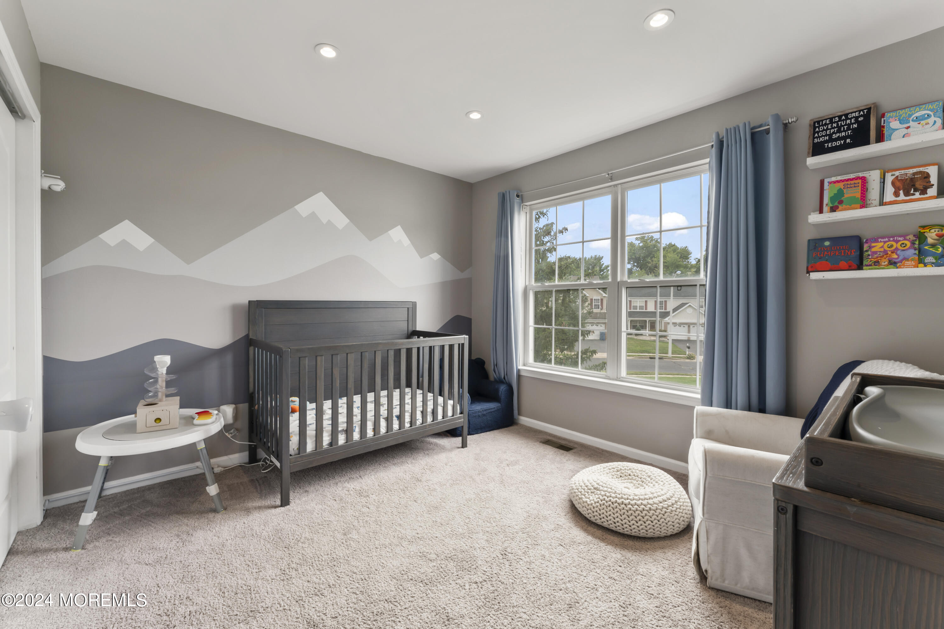 25 Sandstone Road East Windsor, NJ 08520 - Photo 18 of 33 a bedroom with furniture and a window