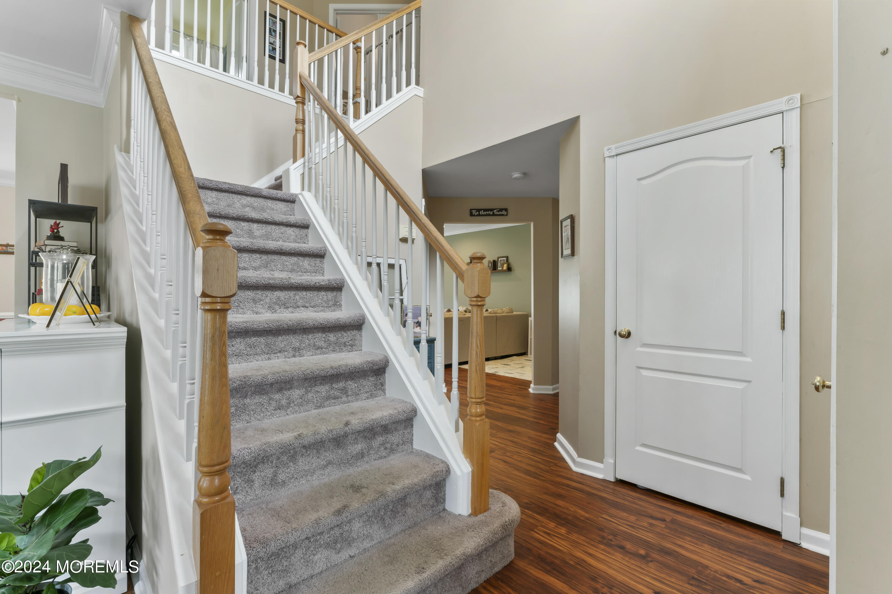 25 Sandstone Road East Windsor, NJ 08520 - Photo 3 of 33 a view of entryway and hall with wooden floor