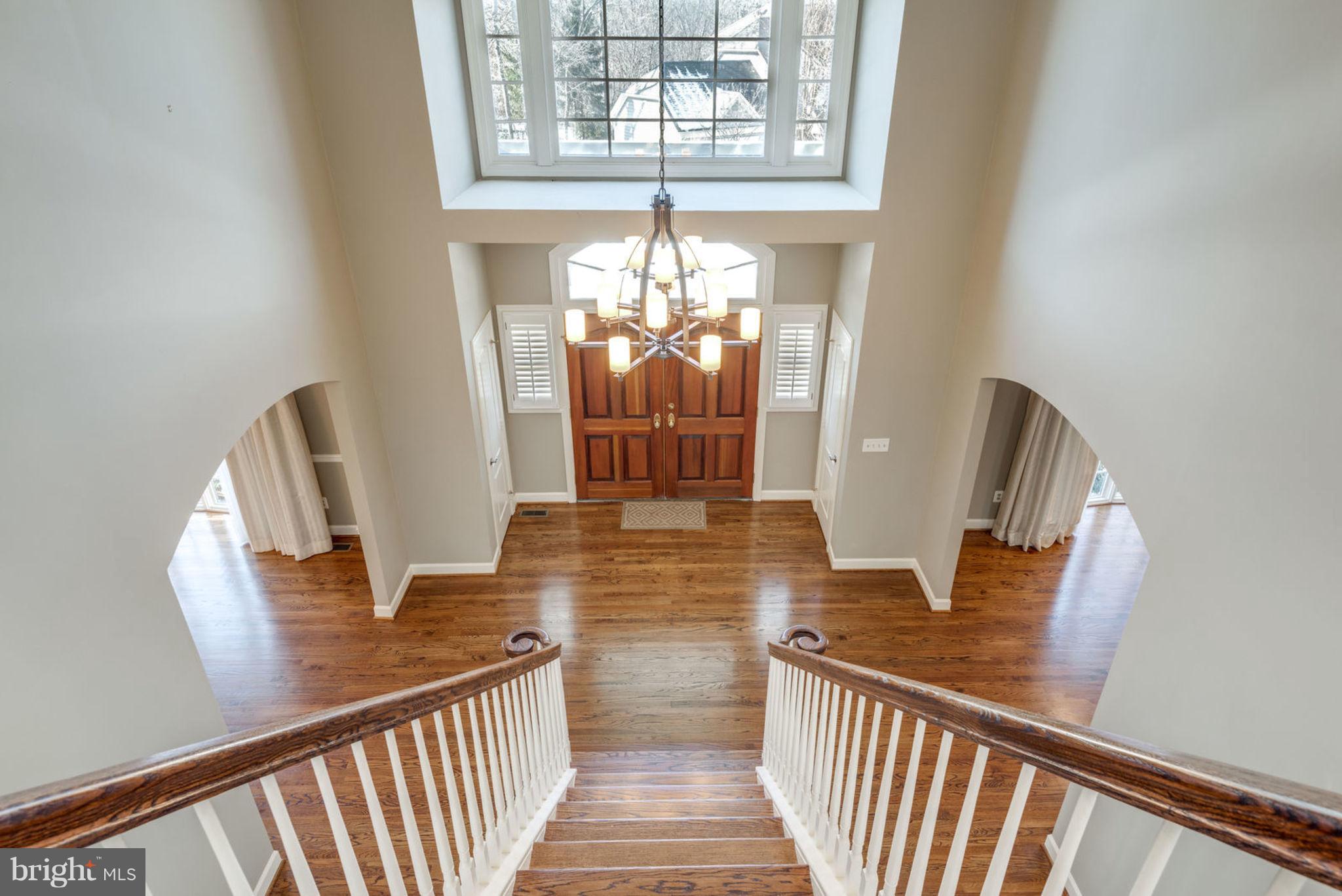 12029 Creekbend Drive Reston, VA 20194 - Photo 32 of 47 Elegant Entrance & Staircase