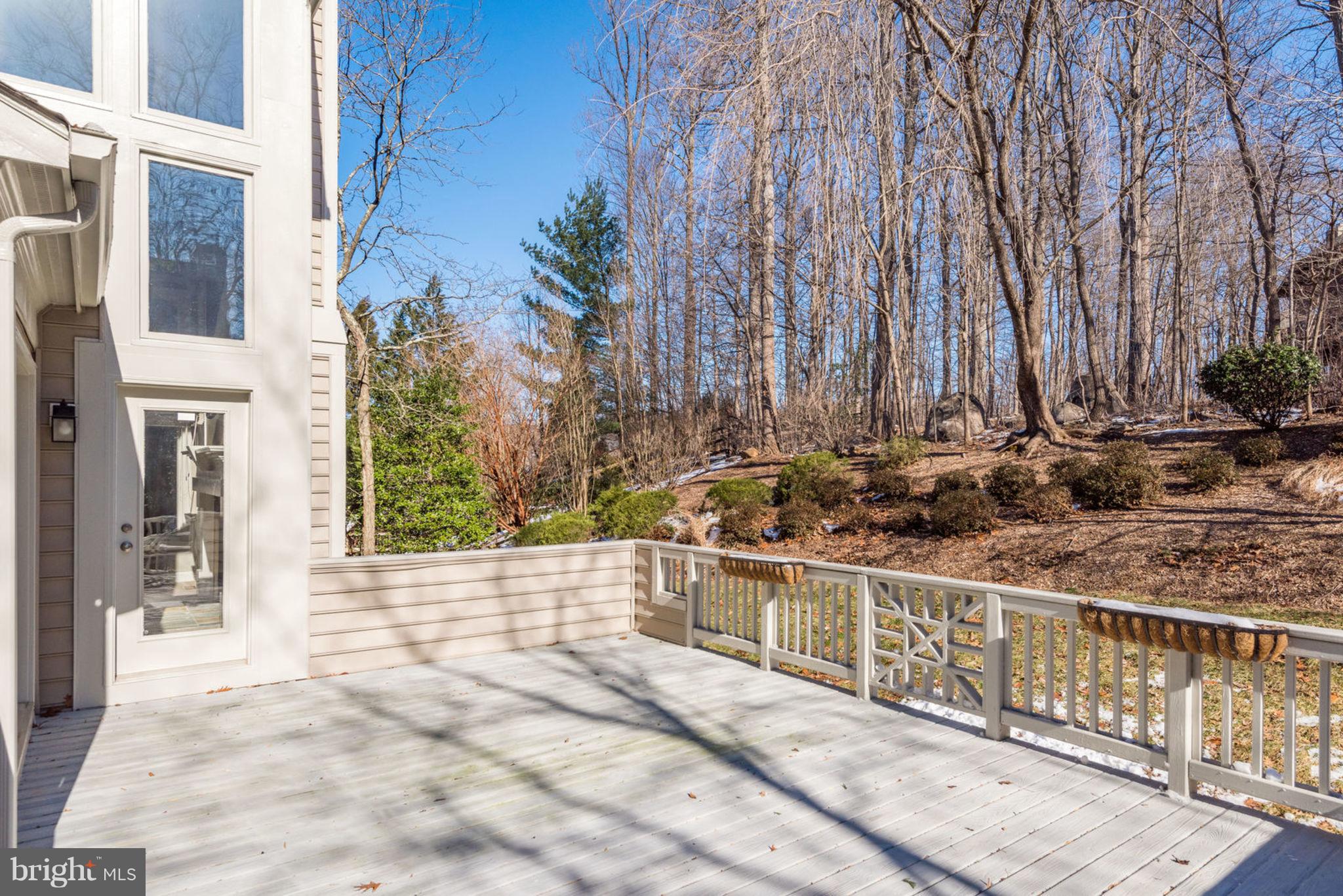 12029 Creekbend Drive Reston, VA 20194 - Photo 41 of 47 Deck & Quiet Location Backing to Trees