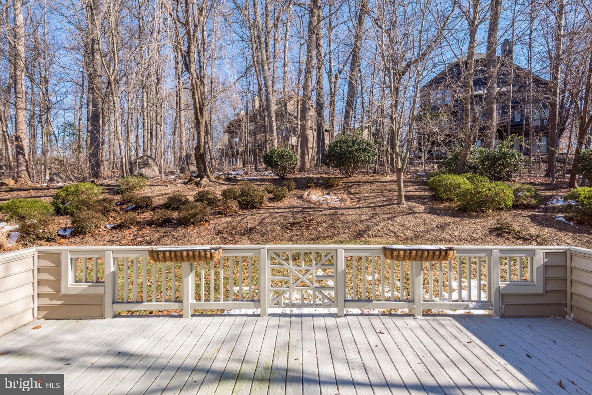 12029 Creekbend Drive Reston, VA 20194 - Photo 42 of 47 Deck & Quiet Location Backing to Trees