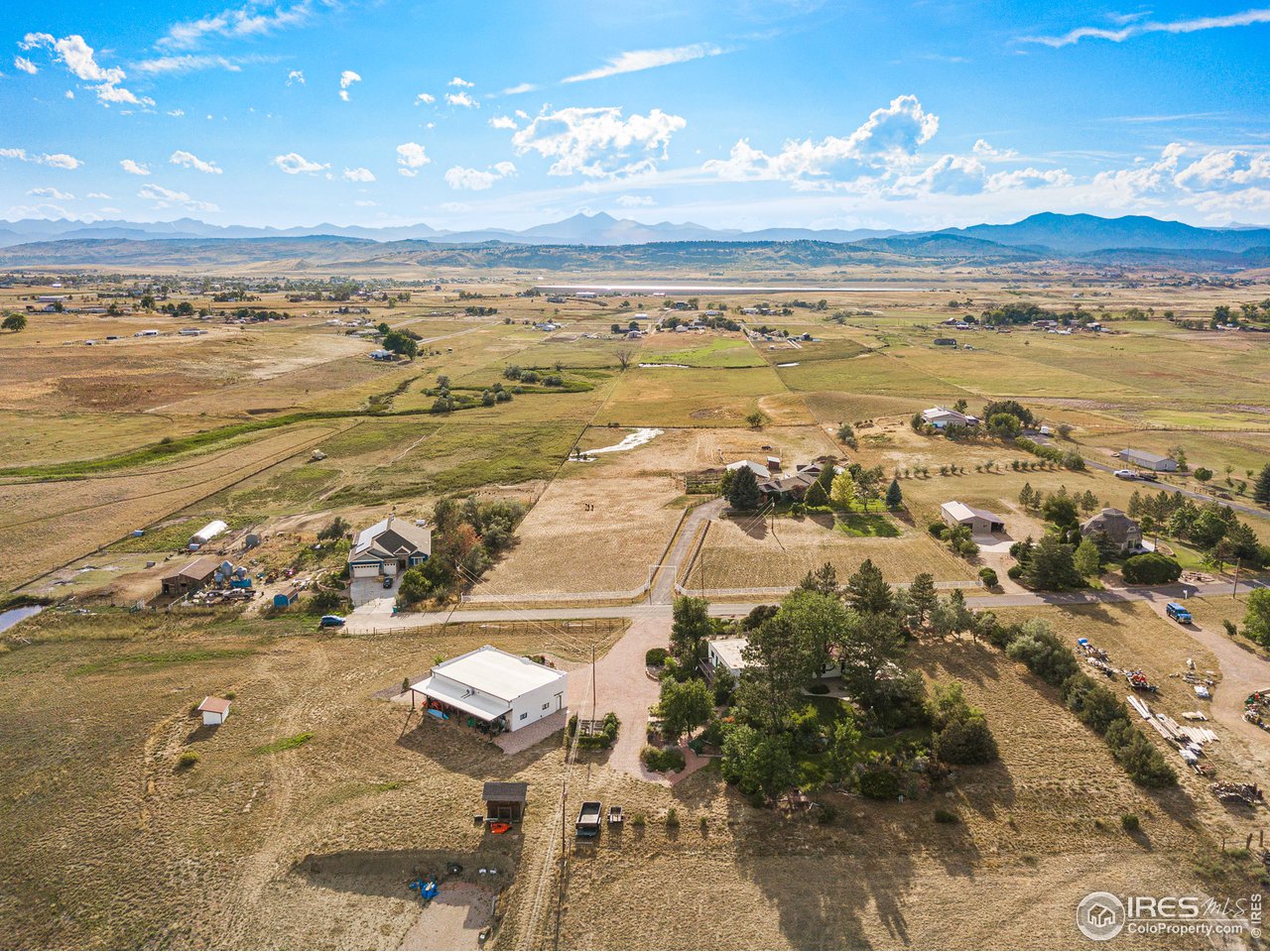 106 Bothun Road Berthoud, CO 80513 - Photo 39 of 40 Aerial View - Mountains