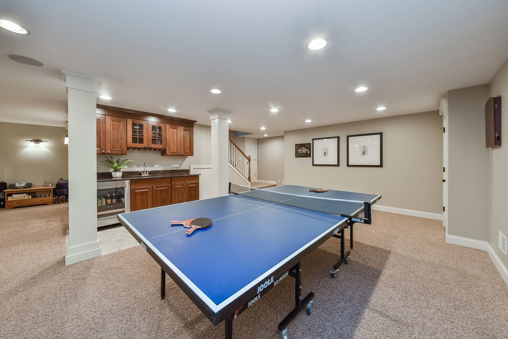 427 Ranch Road Wheaton, IL 60187 - Photo 29 of 38 a room with pool table and windows