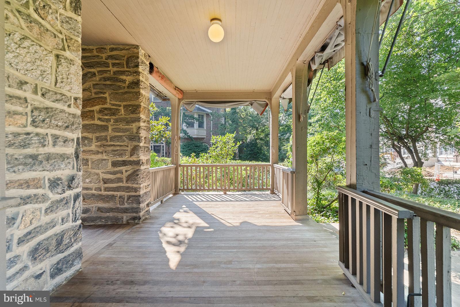 7209 Cresheim Road Philadelphia, PA 19119 - Photo 4 of 71 Front porch - - long view