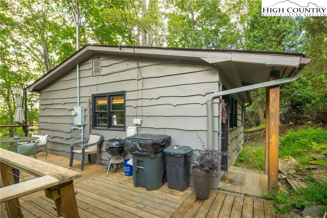 190 Bradley Court Boone, NC 28607 - Photo 19 of 28 a view of backyard with outdoor seating and plants