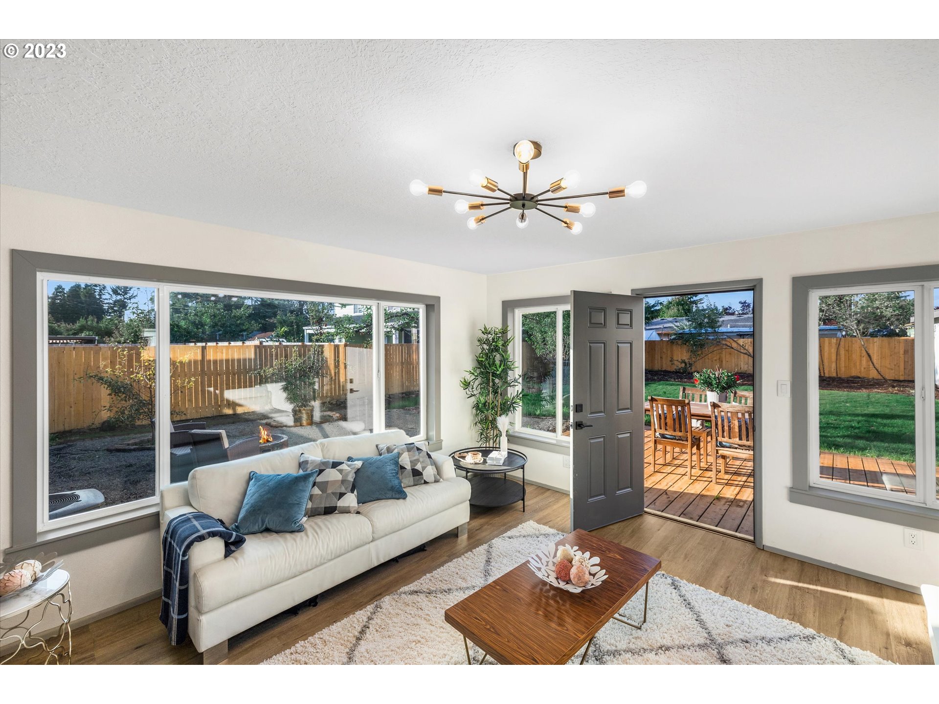 16331 Southeast Salmon Street Portland, OR 97233 - Photo 21 of 40 a living room with furniture large window and wooden floor